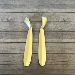 Elegant Gold and Silver Drop Earrings